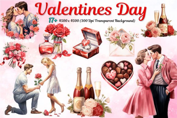 Crafting a Dreamy Valentine's Aesthetic with Watercolor Assets