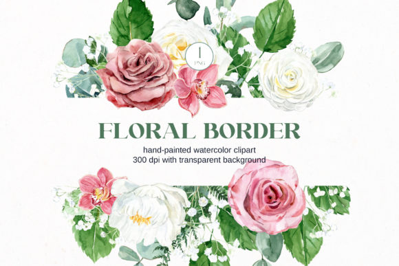 Enchanting Watercolor Florals for Your Creative Projects