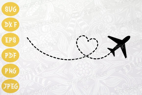 Jet Trail Heart Loop: A Symbol of Love in Motion