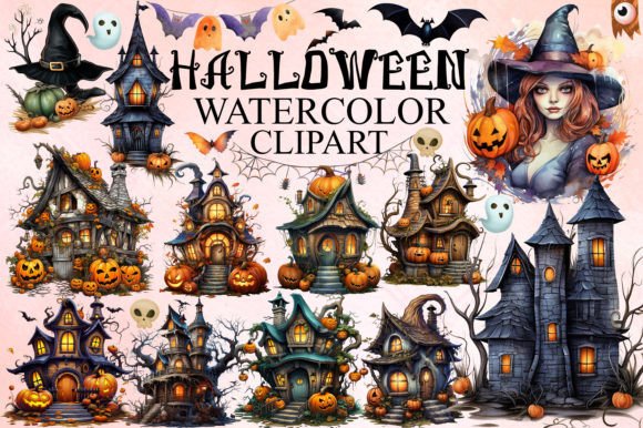 Unleash Spooky Creativity with This Halloween Clipart Set