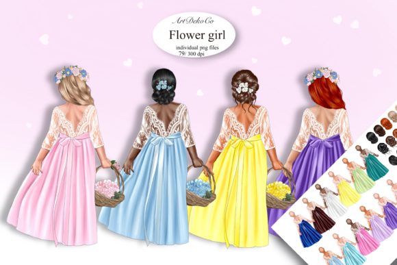 Whimsical Flower Girl Clipart: A Guide for Designers & Creators